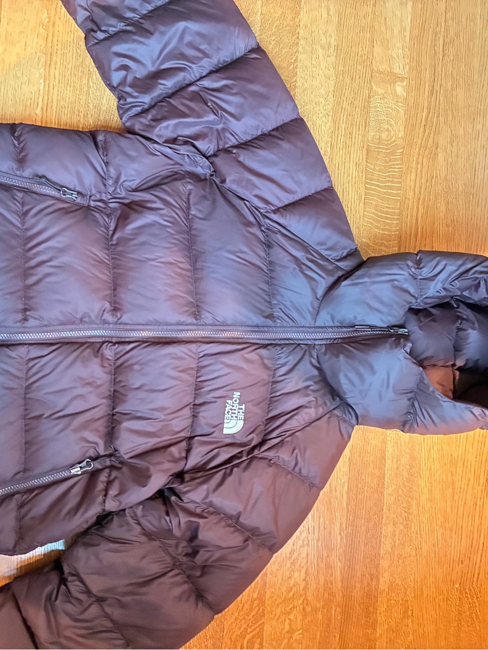 The North Face Men's Size Medium Brown Hydrenalite Hooded Puffer Jacket